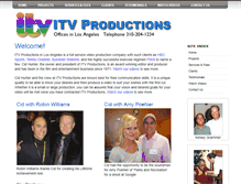 Tablet Screenshot of itvproductions.com